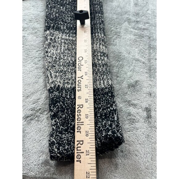 Effeci Creazioni Womens Large Black & White Knit Cardigan Sweater Color Block - Picture 7 of 12